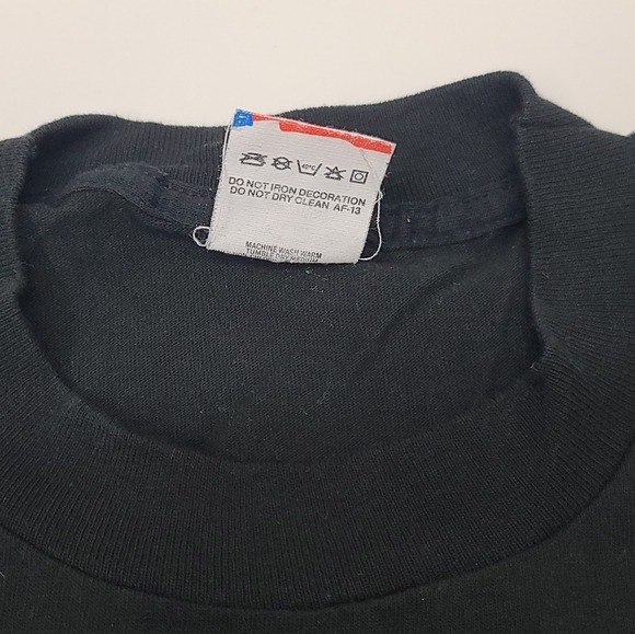 B2 Advanced Technology Bomber Stealth Black XL Cotton Shirt American Eagle 1988 - Picture 8 of 16